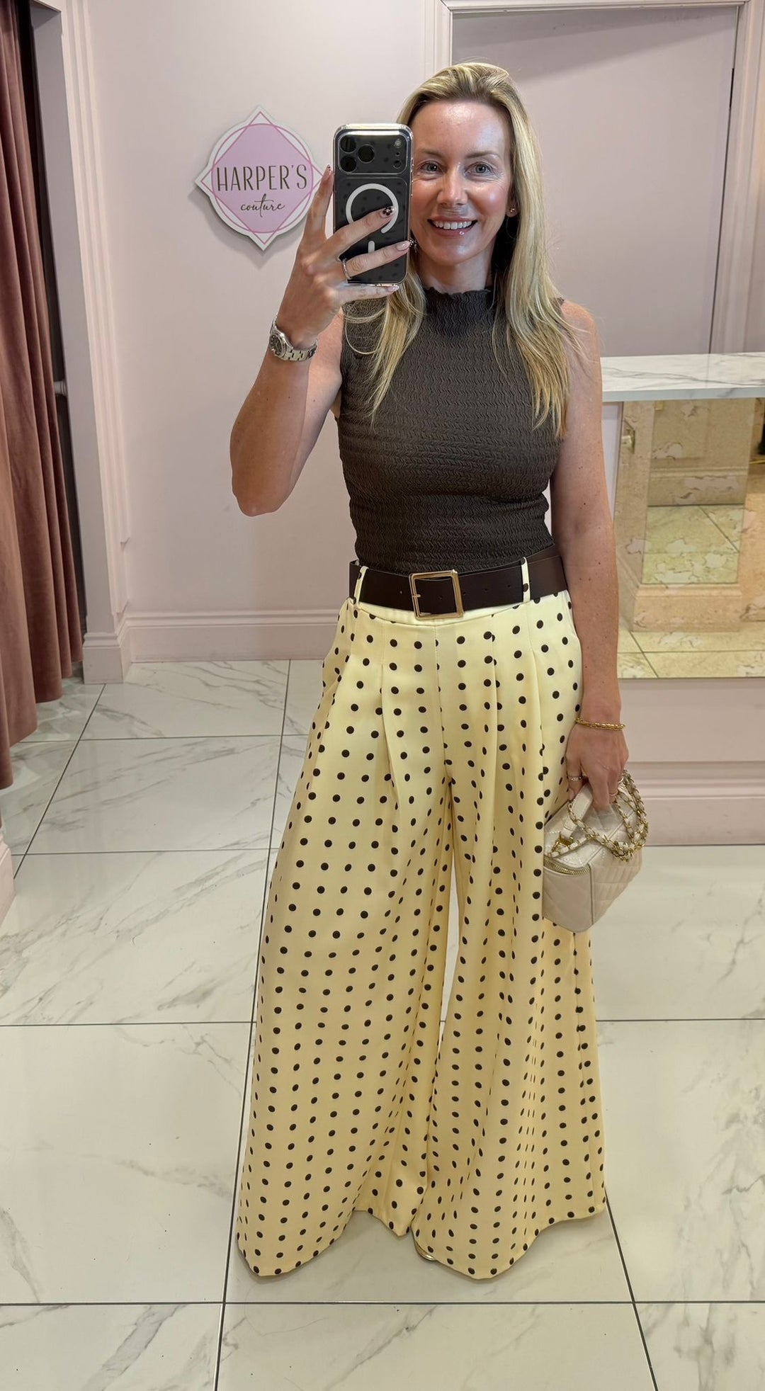 Sunny Waffle Textured Top
