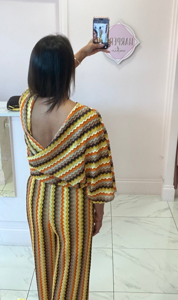 Zelda Crochet Top &amp; Trouser Co Ord Set