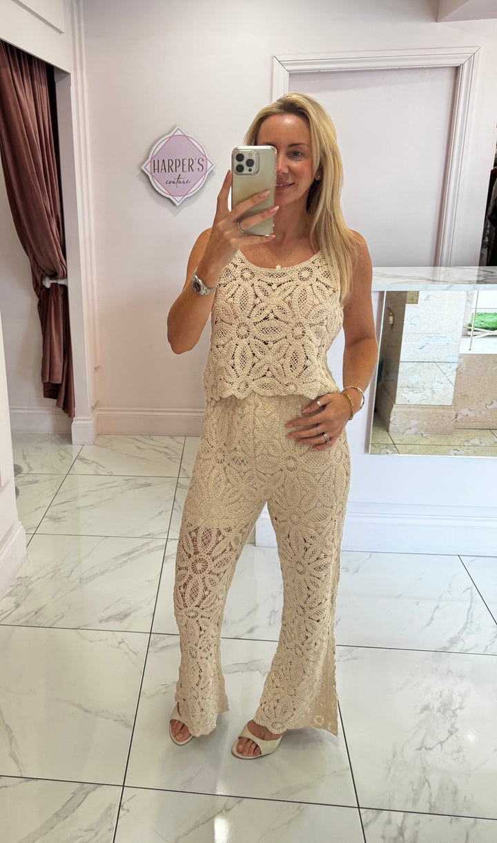 Belle Crochet Trousers