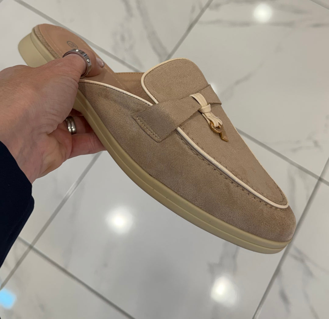 Lottie Beige Mules