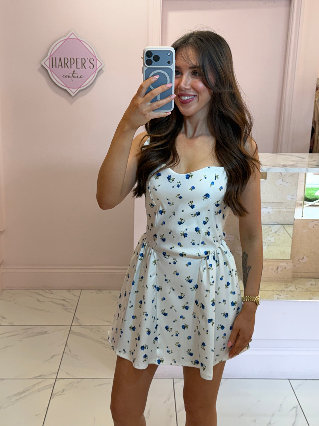 Cammy Floral Skater Dress