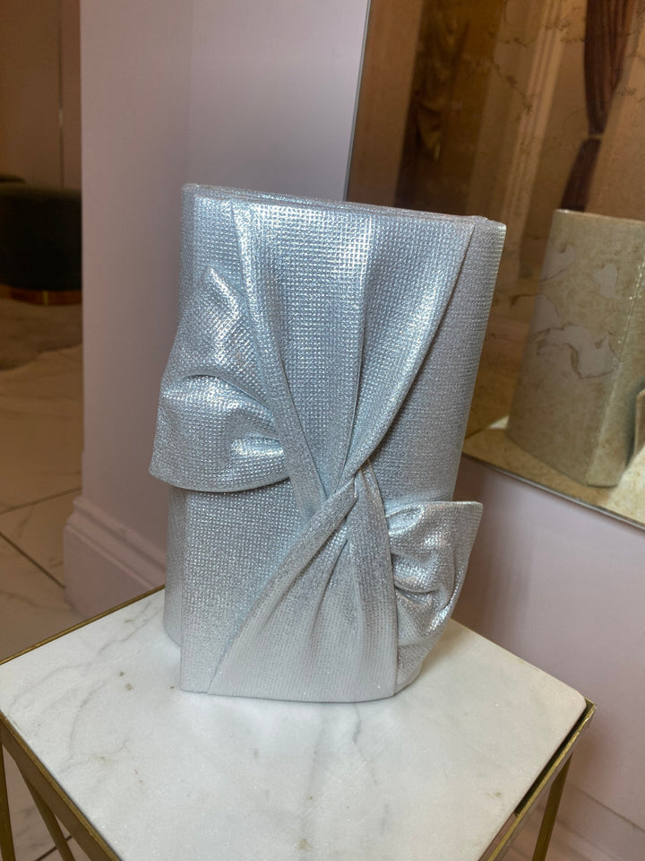 Isabel Silver Bow Bag