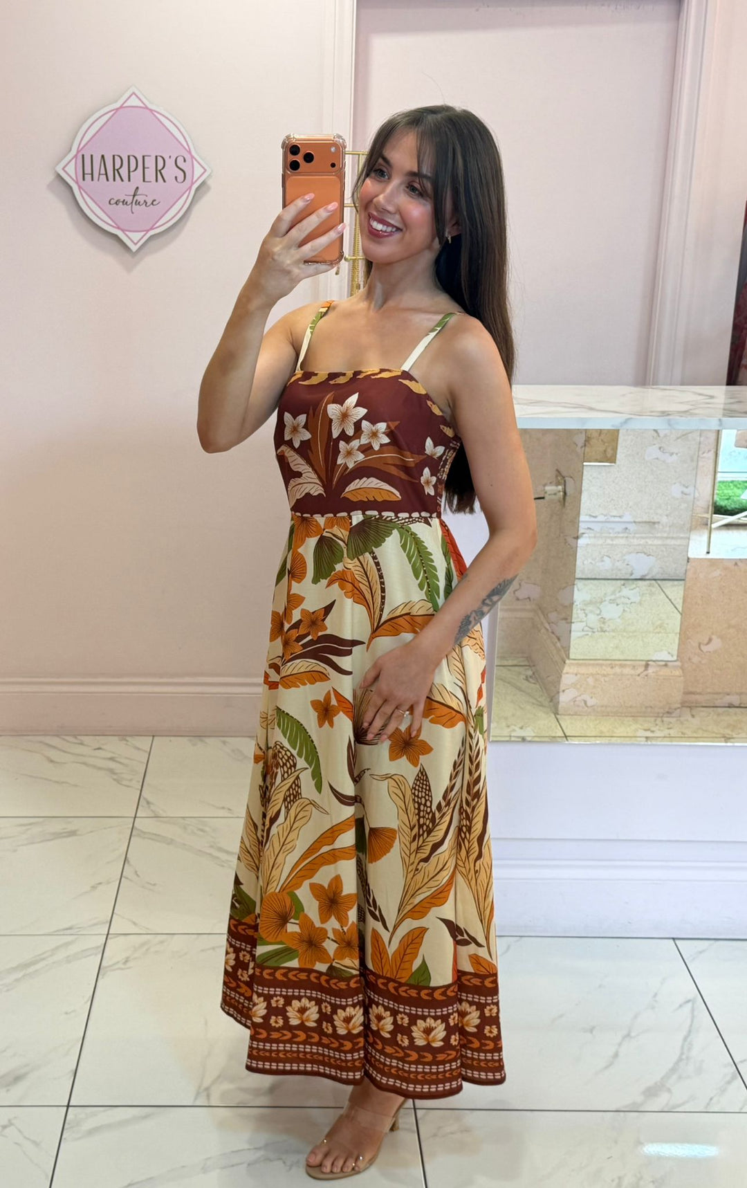 Rhianna Floral Summer Maxi Dress