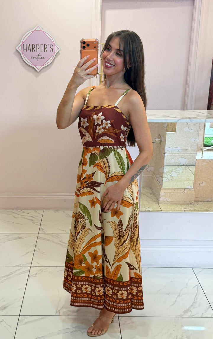 Rhianna Floral Summer Maxi Dress