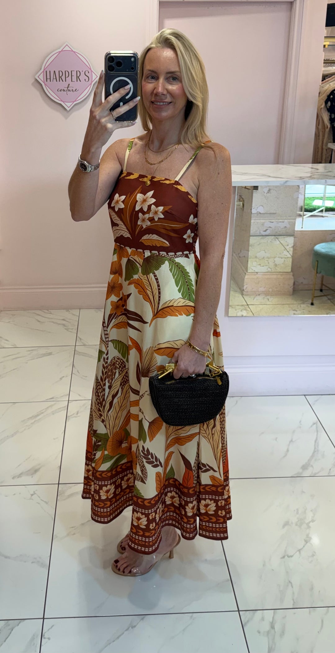 Rhianna Floral Summer Maxi Dress