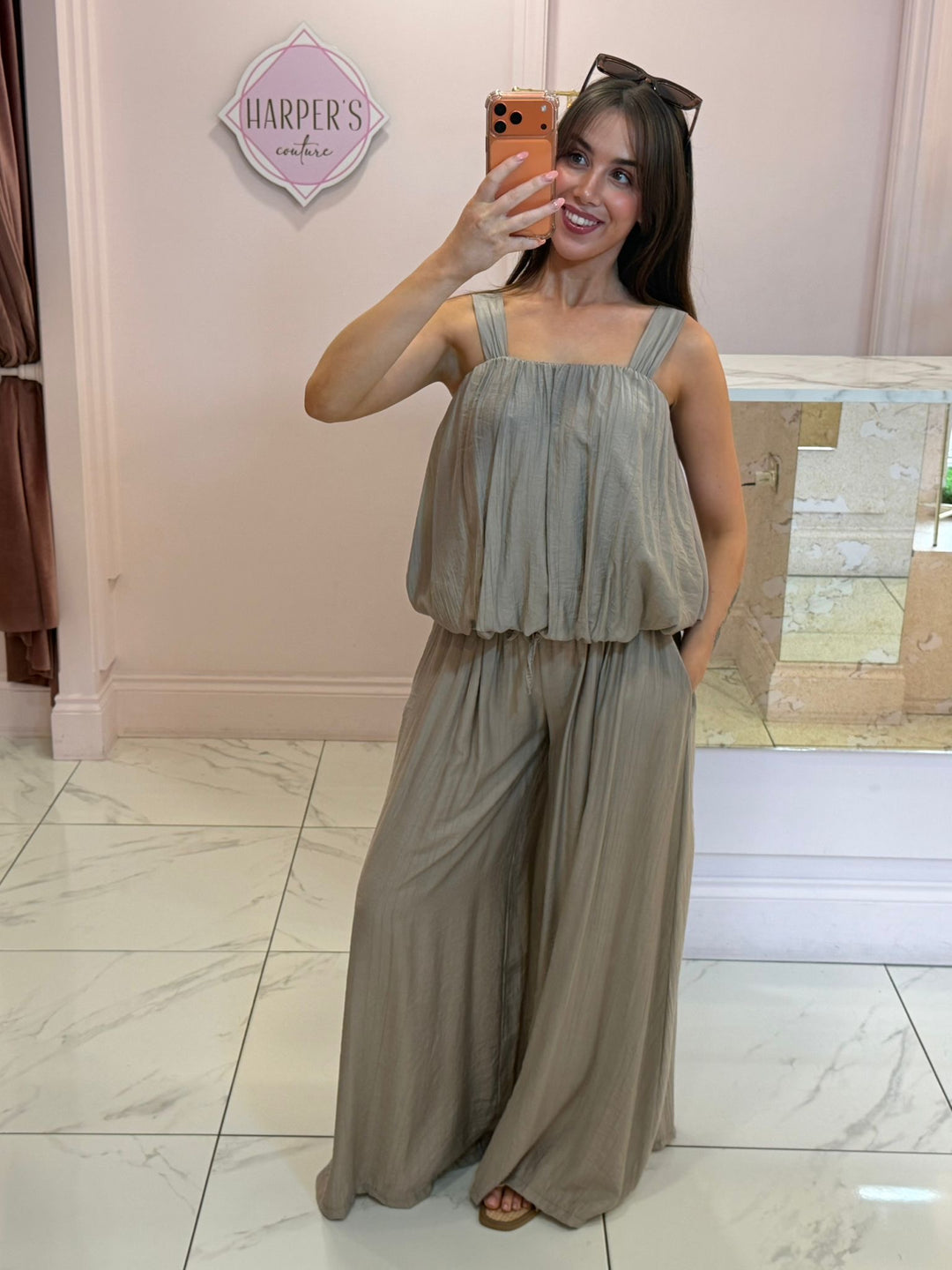Leah Top &amp; Trouser Co Ord Set