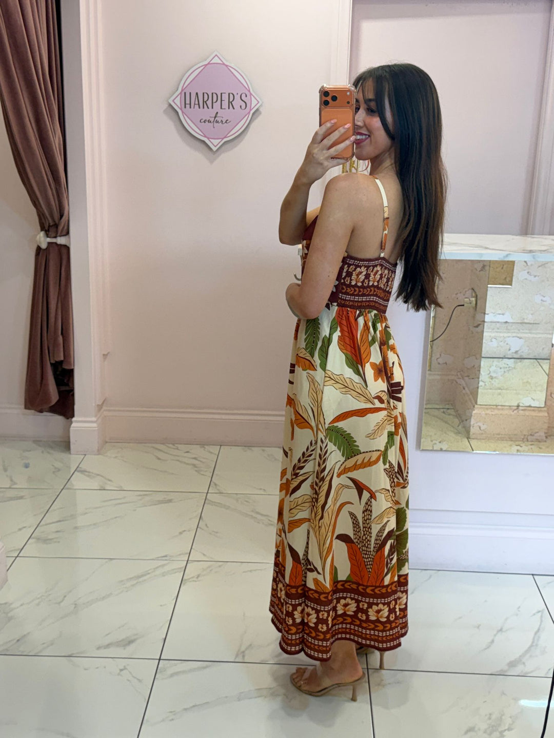 Rhianna Floral Summer Maxi Dress