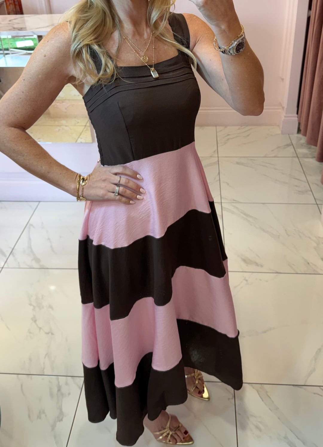 Tilly Stripe Maxi Dress