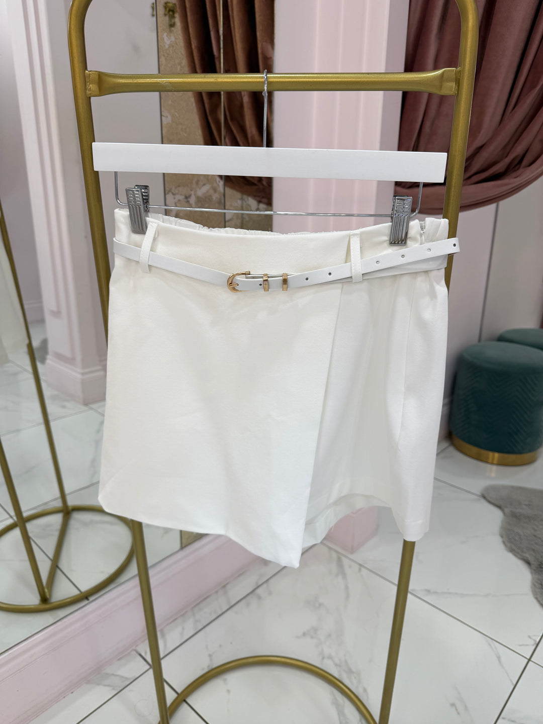 Kyla Tailored Belted Skort