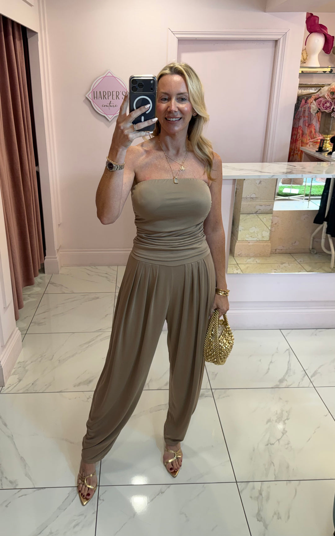 Bandeau Top &amp; Trouser Co Ord