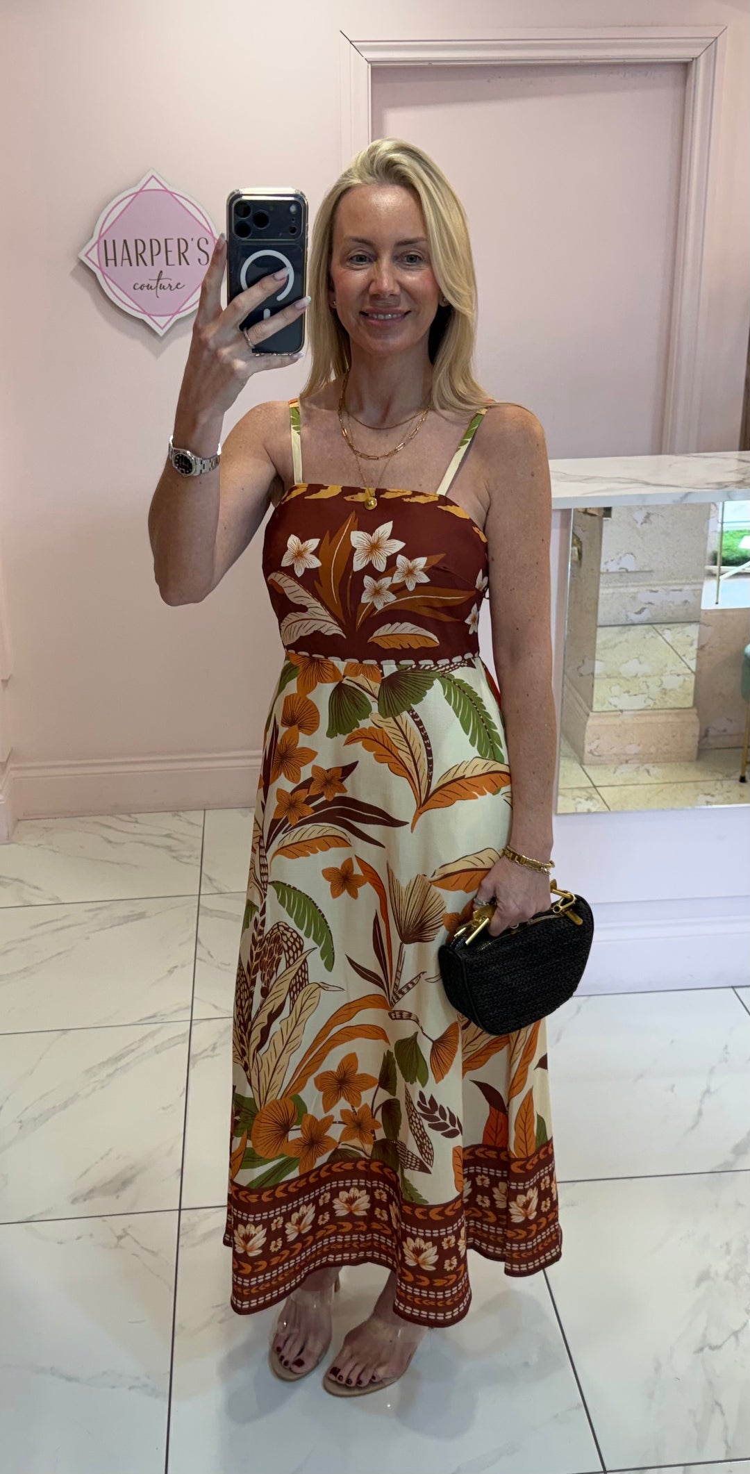 Rhianna Floral Summer Maxi Dress