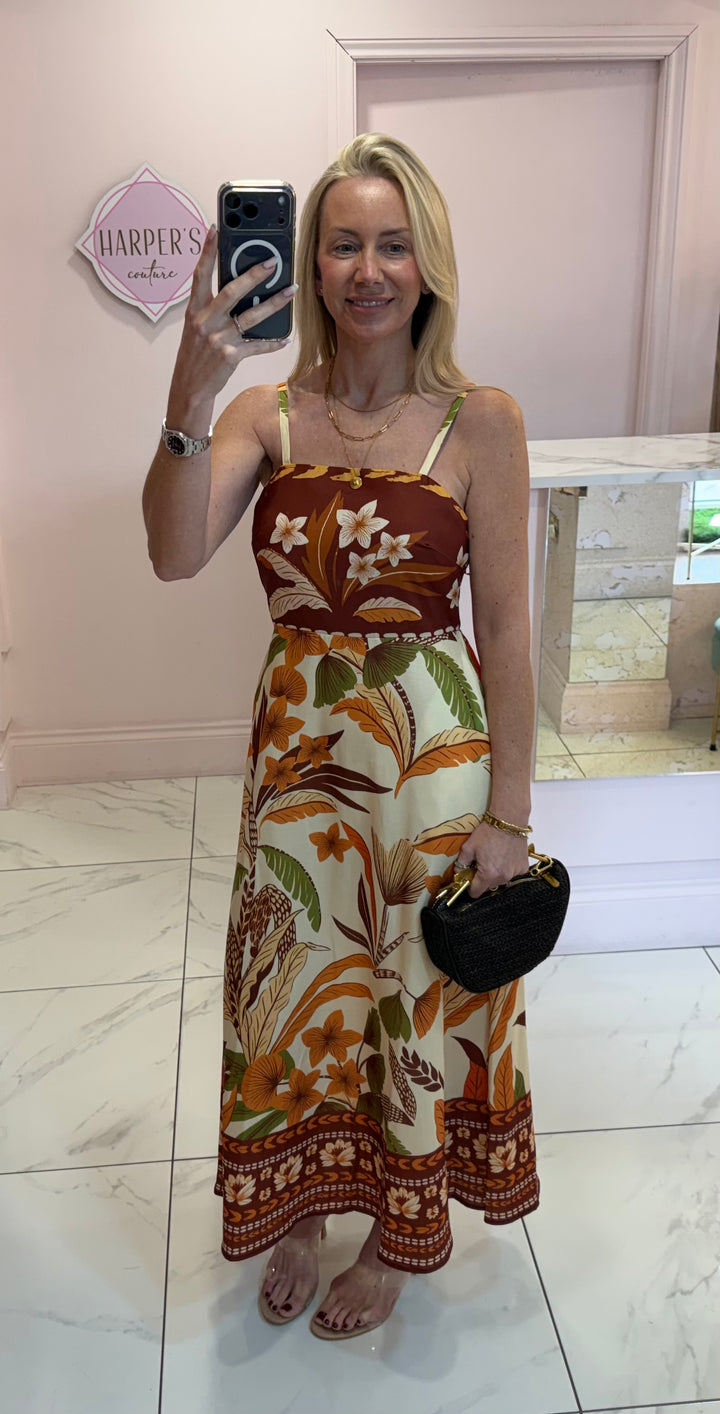 Rhianna Floral Summer Maxi Dress