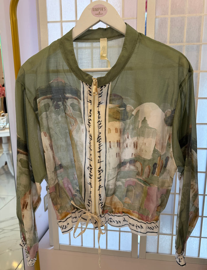 Rayla Patterned Super Lightweight Jacket