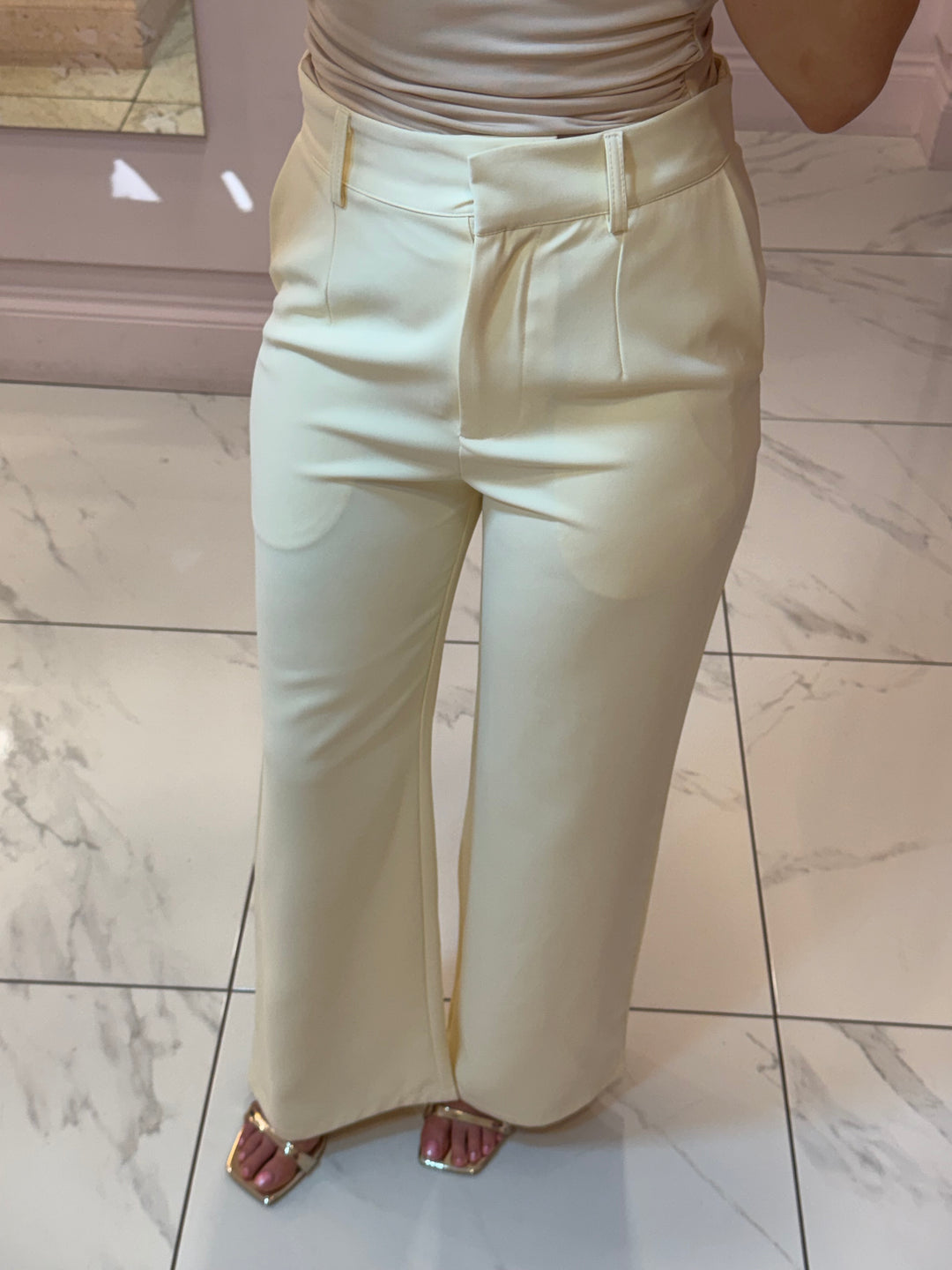 Natalie Wide Leg Tailored Trousers