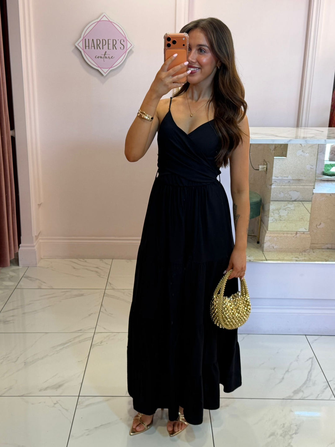Abigail Twist Front Dress