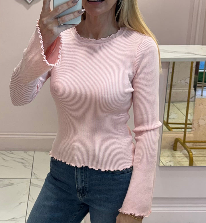 Tilly Super Soft Knit Fluted Sleeve Jumper