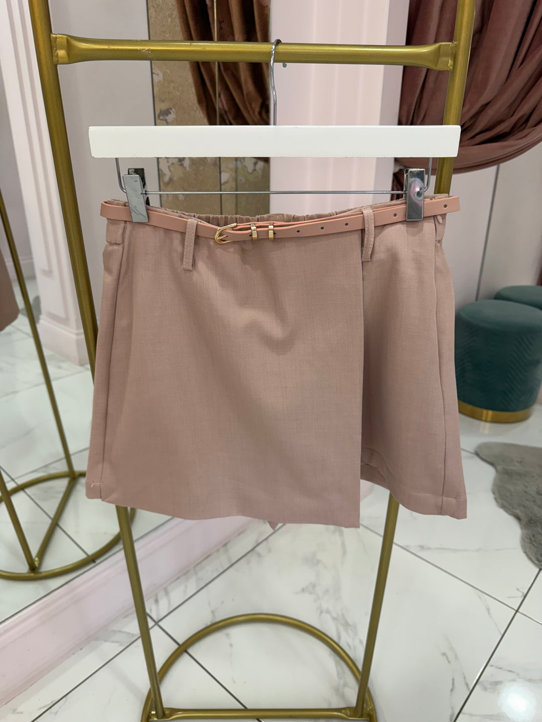 Kyla Tailored Belted Skort