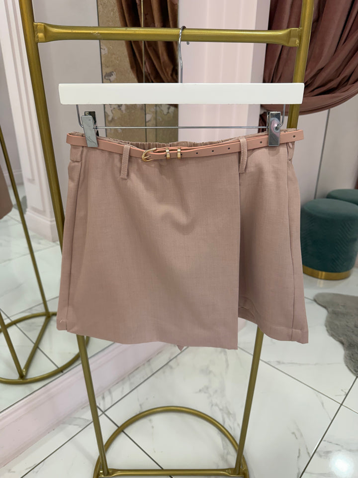 Kyla Tailored Belted Skort