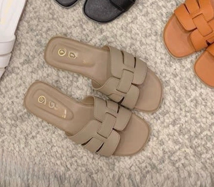 Darla Taupe Woven Sandal