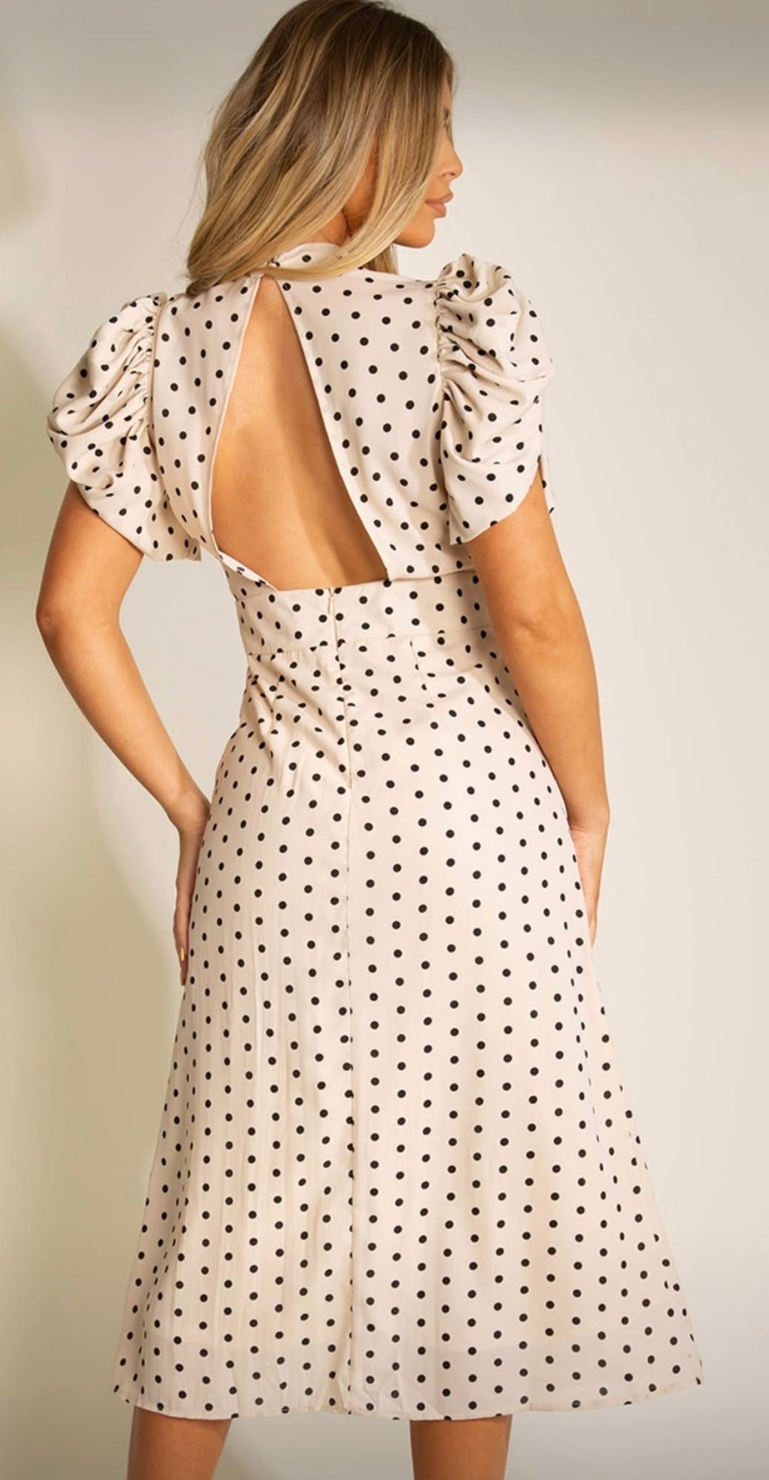 Daphne Polka Dot Midi Dress