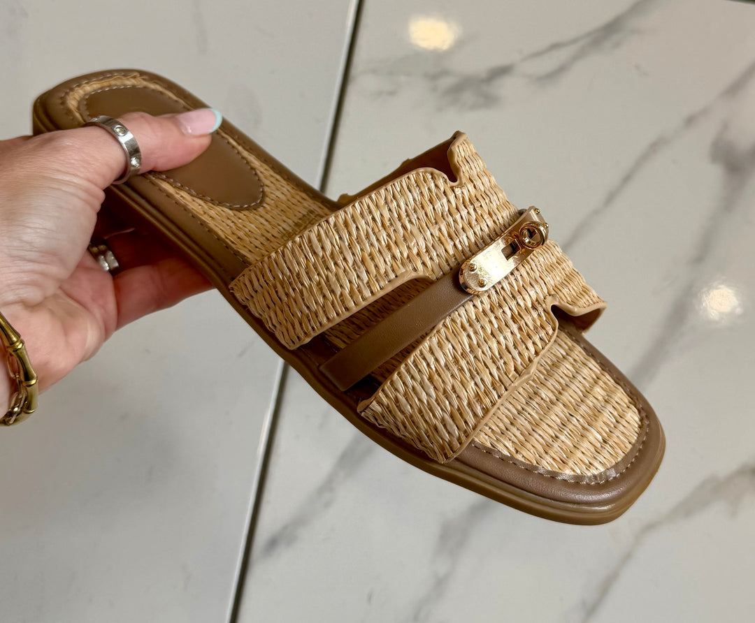 Milly Rattan Inspired Sandal