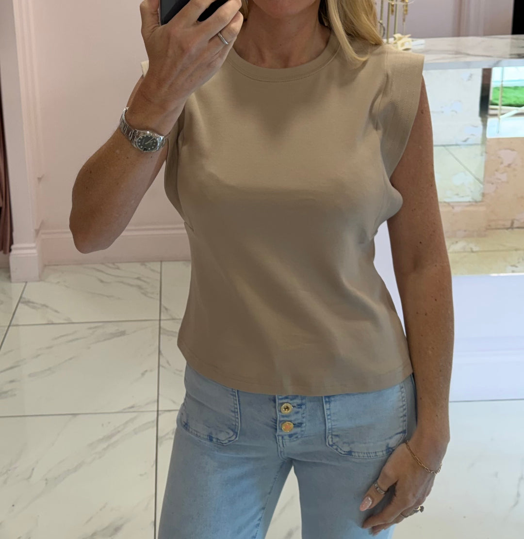 Nicole Round Neck Super Soft Short Sleeve Top