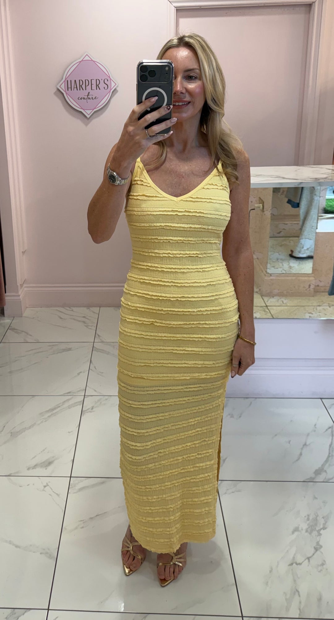 Winnie Textured Maxi Dress