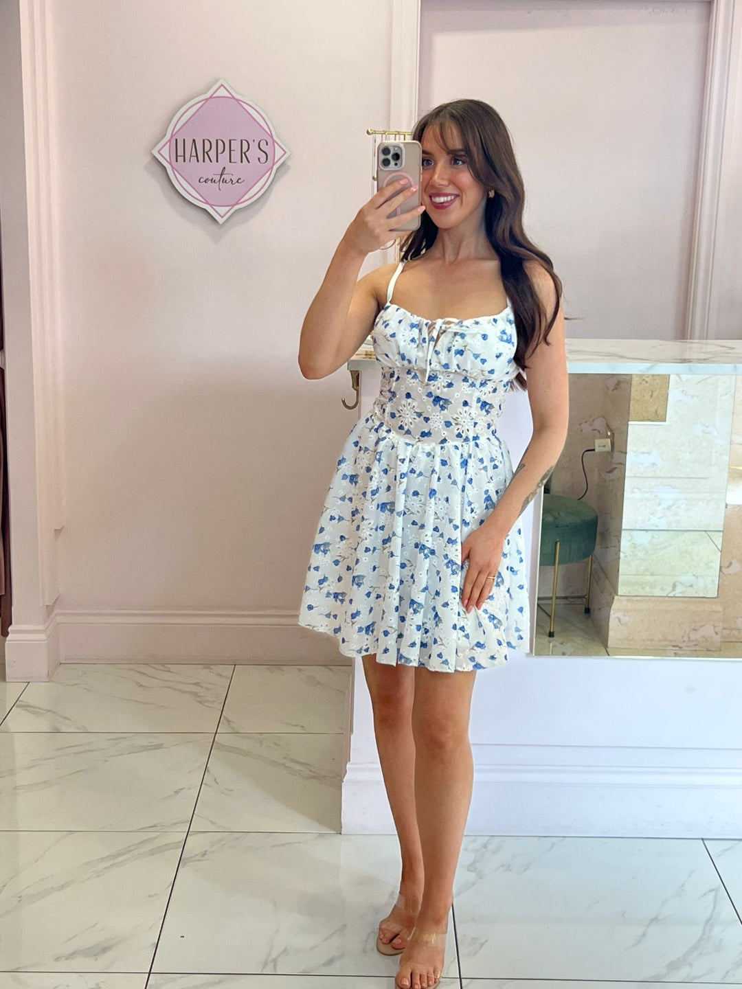 Ariarna Floral Rara Skater Dress