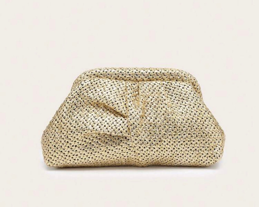 Mimi woven Clutch Bag