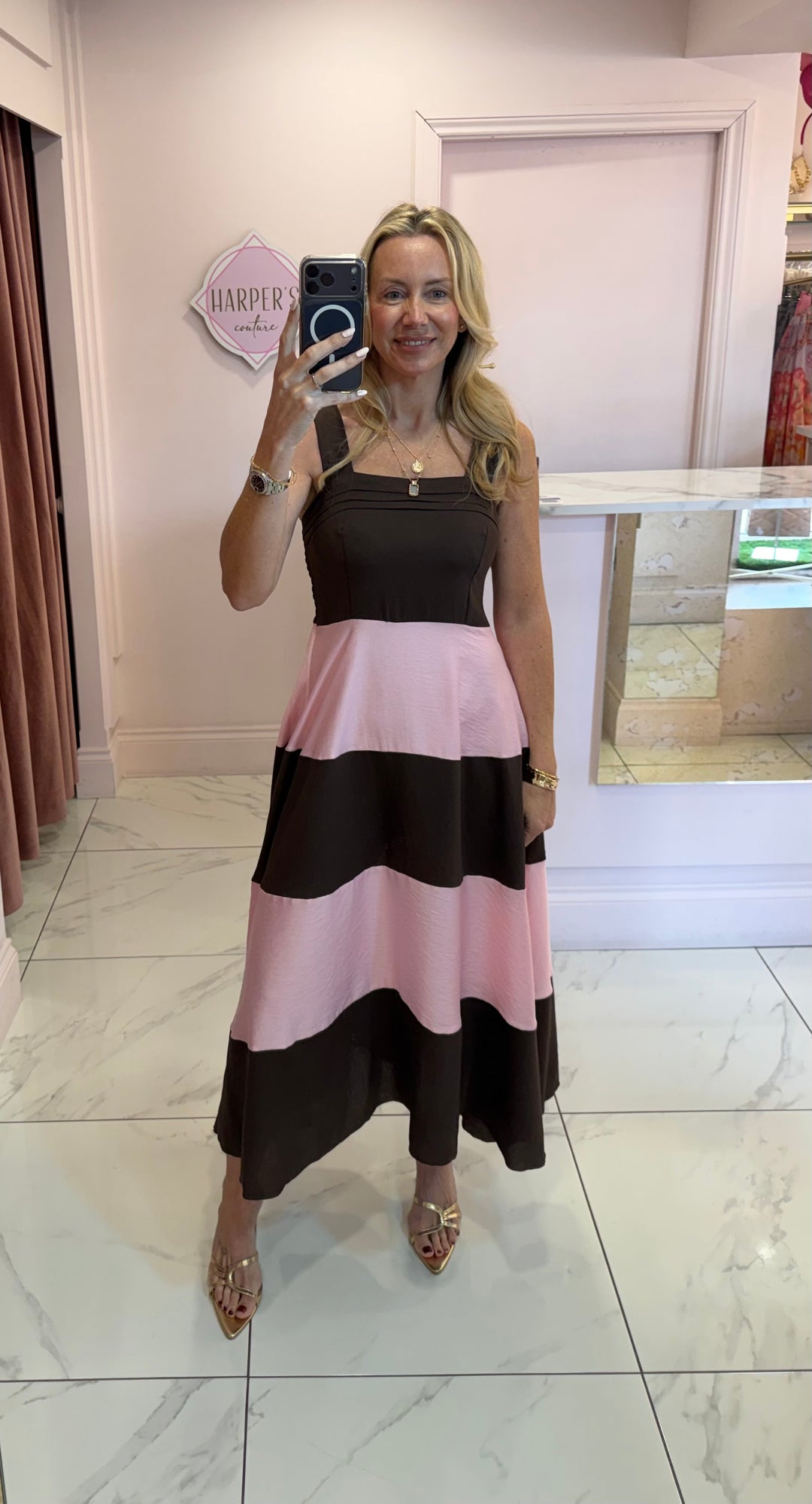 Tilly Stripe Maxi Dress