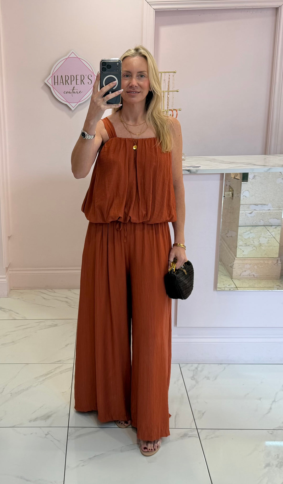 Leah Top &amp; Trouser Co Ord Set