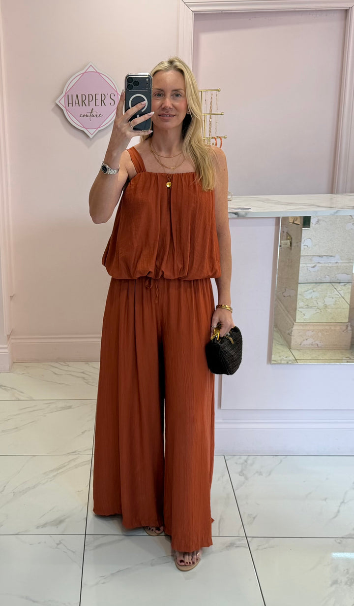 Leah Top &amp; Trouser Co Ord Set