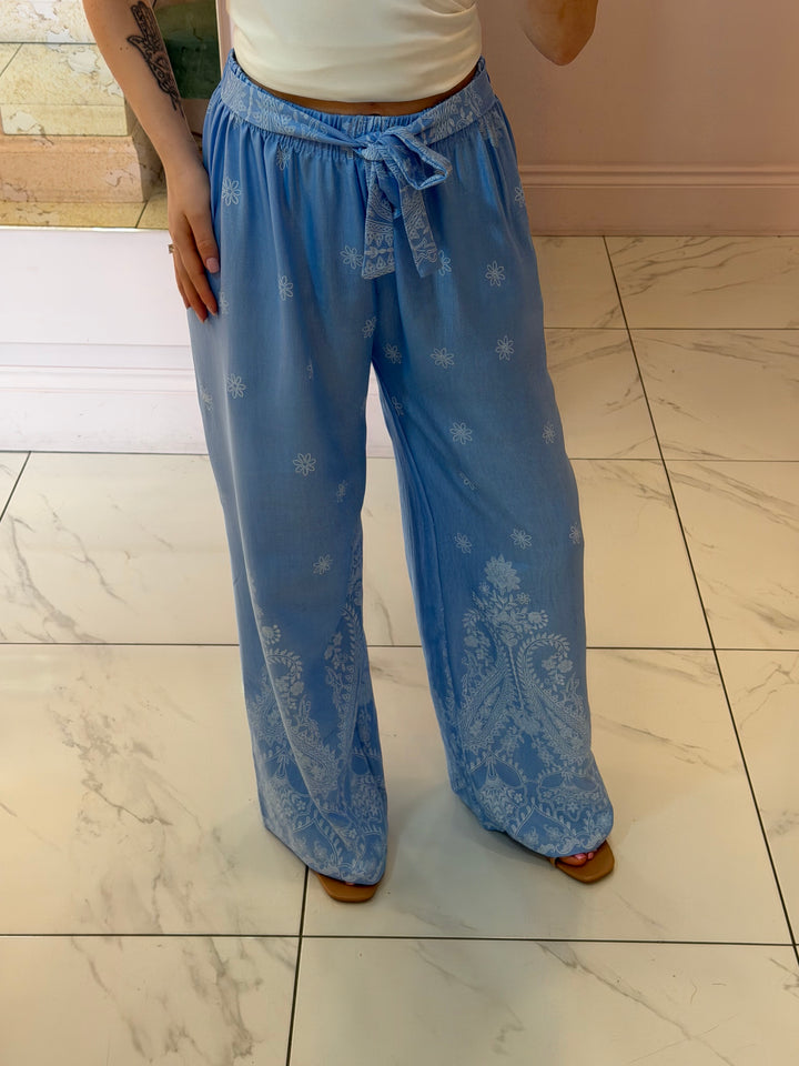 Polly Soft Demin Lightweight Trousers