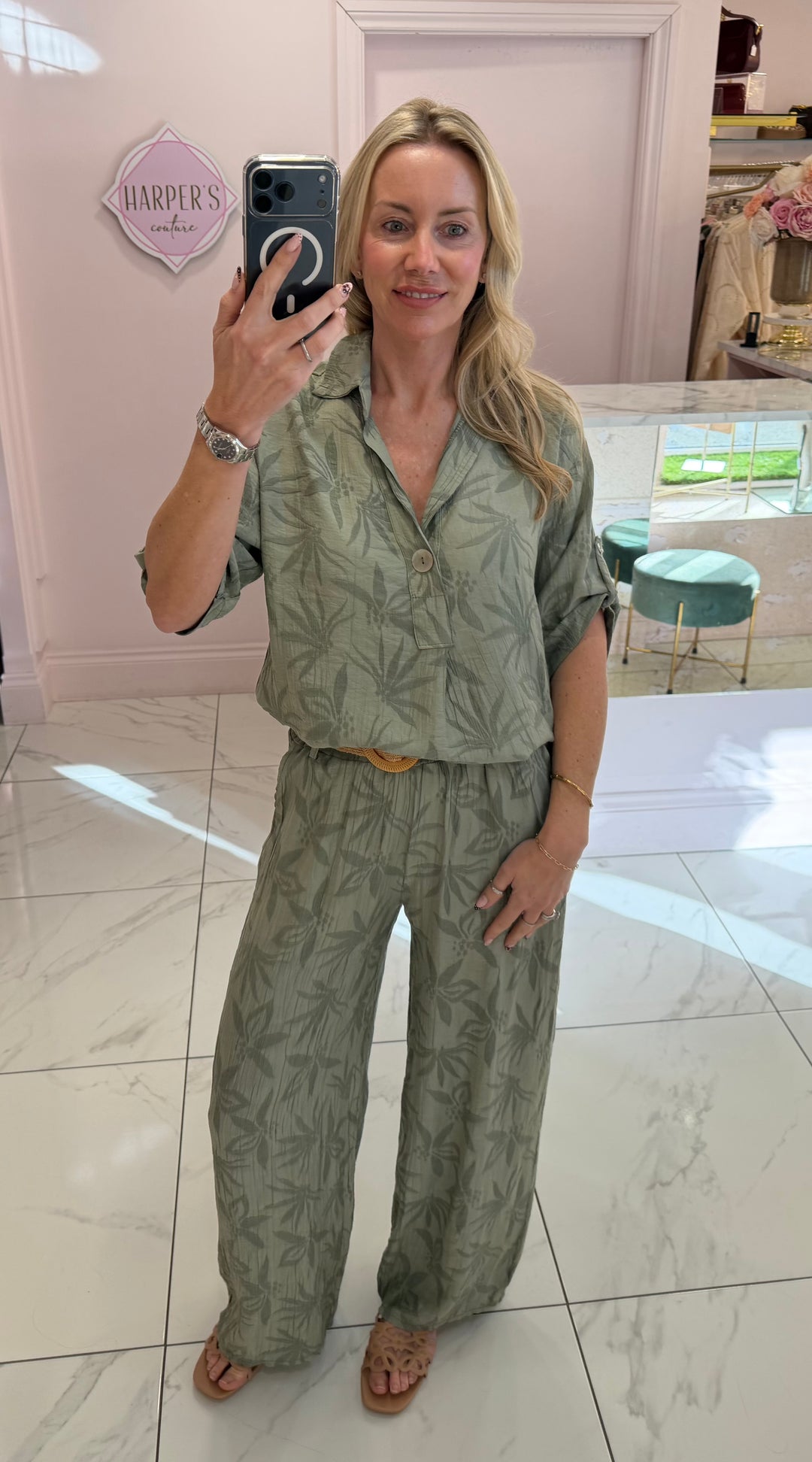 Fern Khaki Trouser