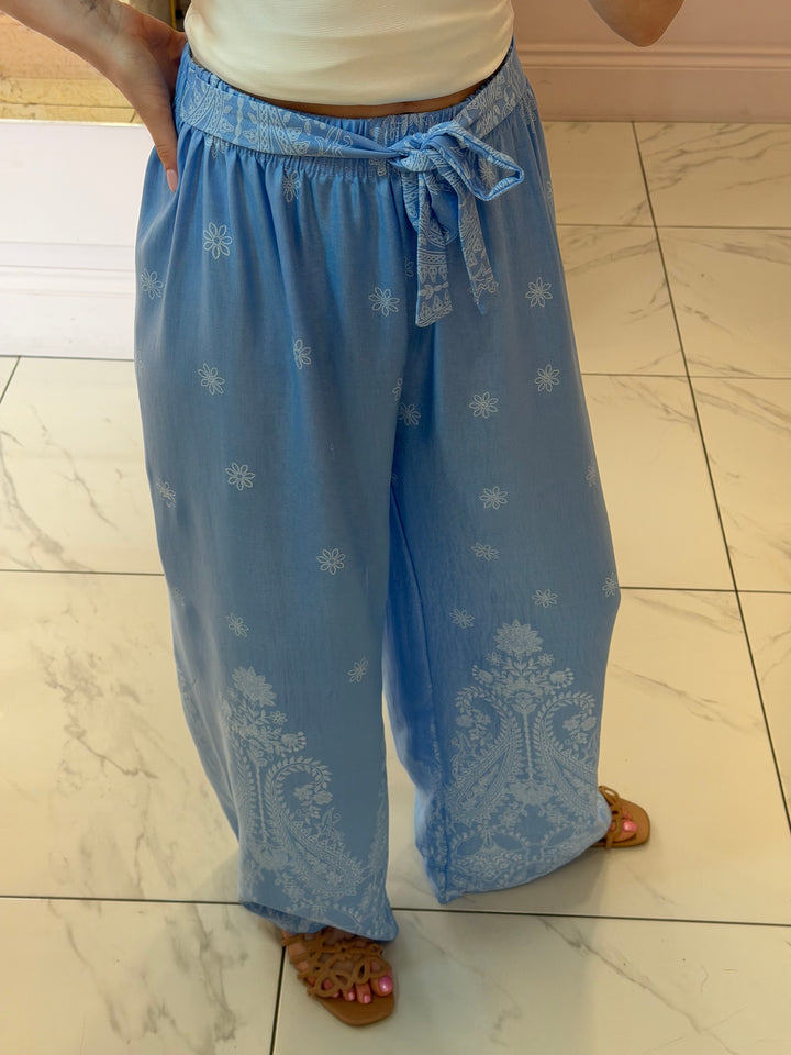 Polly Soft Demin Lightweight Trousers