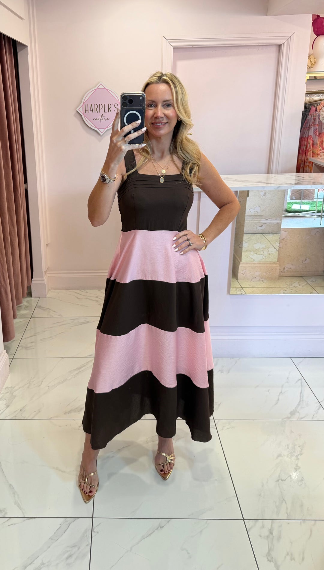 Tilly Stripe Maxi Dress