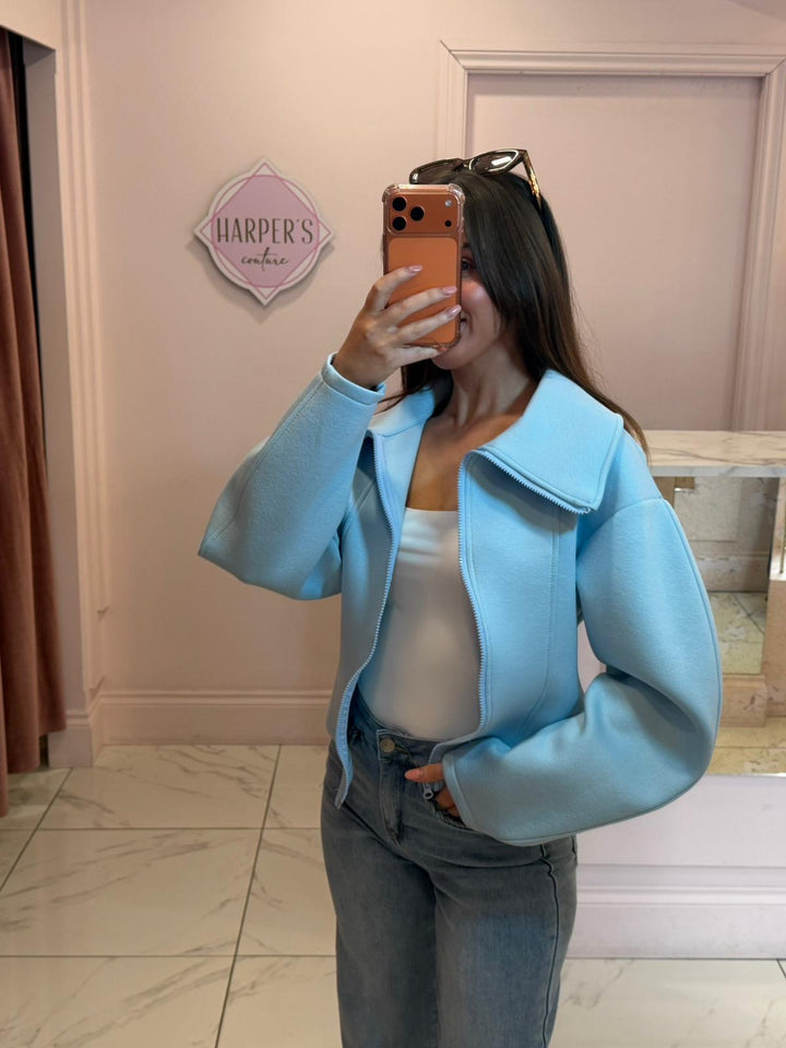 Emily Scuba Zip Up Lightweight Jacket - Amazing Price!