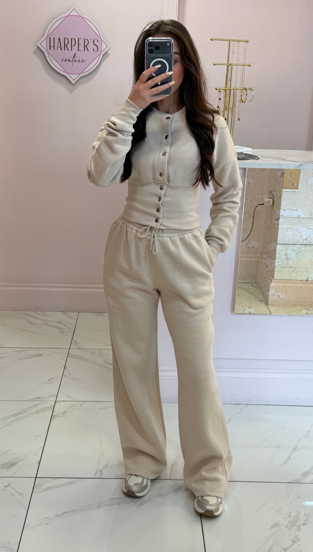 Lexi Waist Sinch Straight Leg Lounge Set