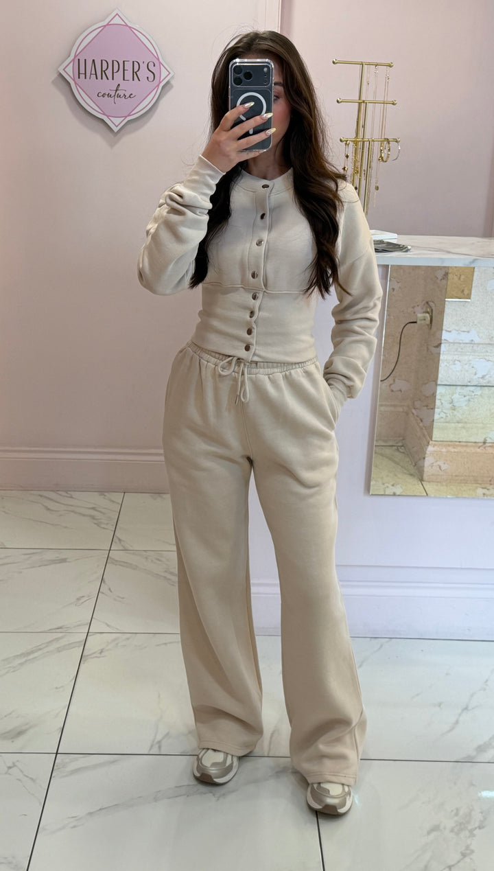 Lexi Waist Sinch Straight Leg Lounge Set