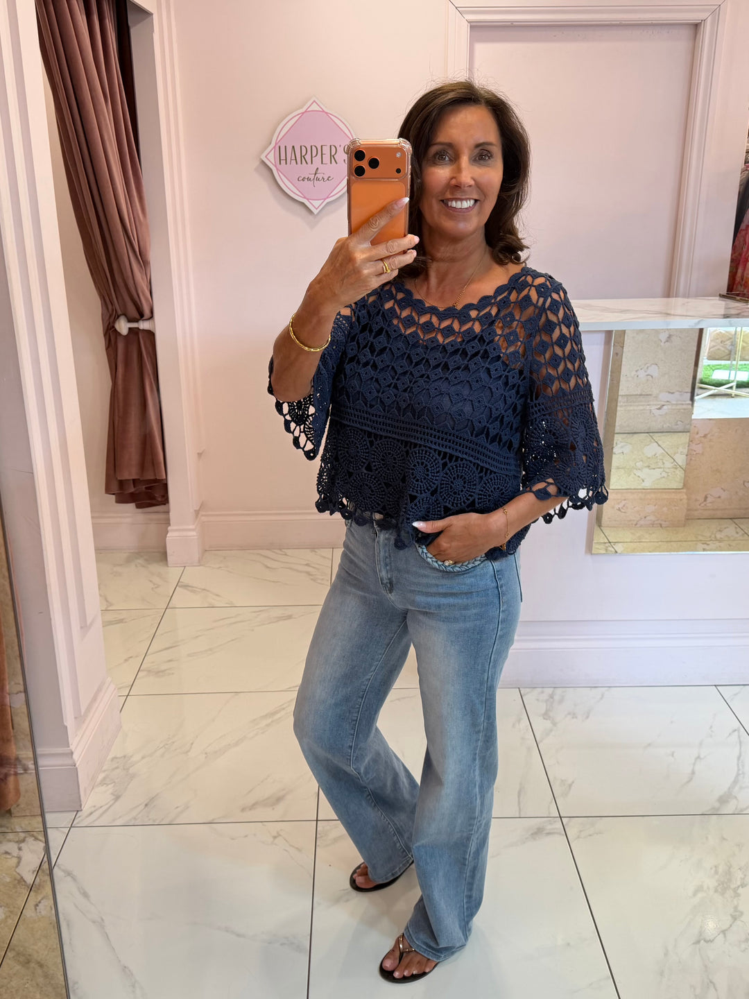 Nancy  Crochet Top