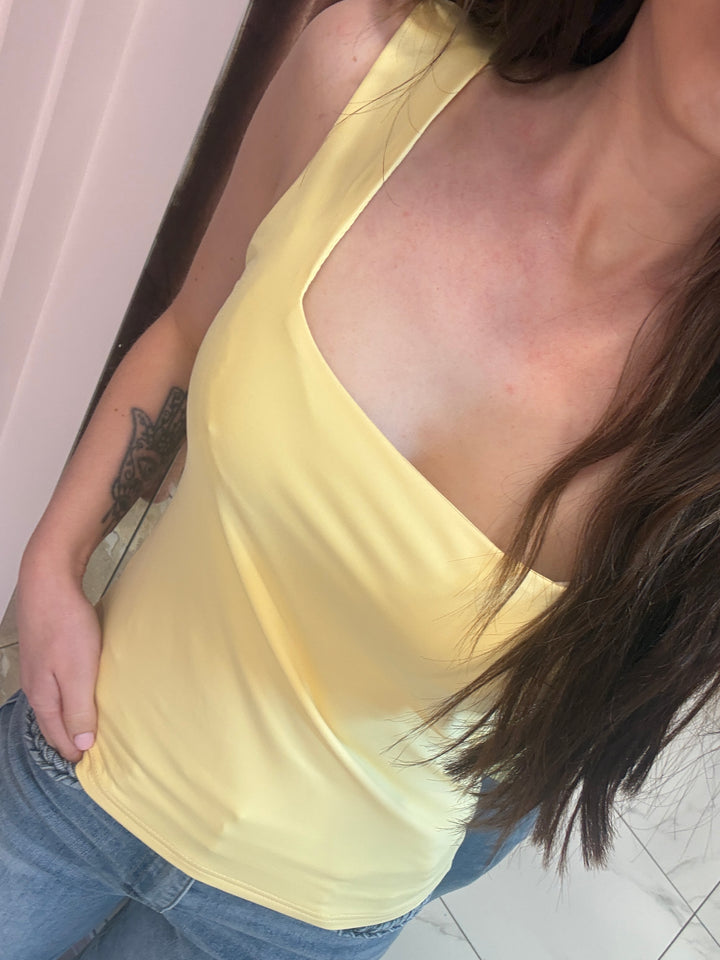Zini Slinky Double Layer Vest Top