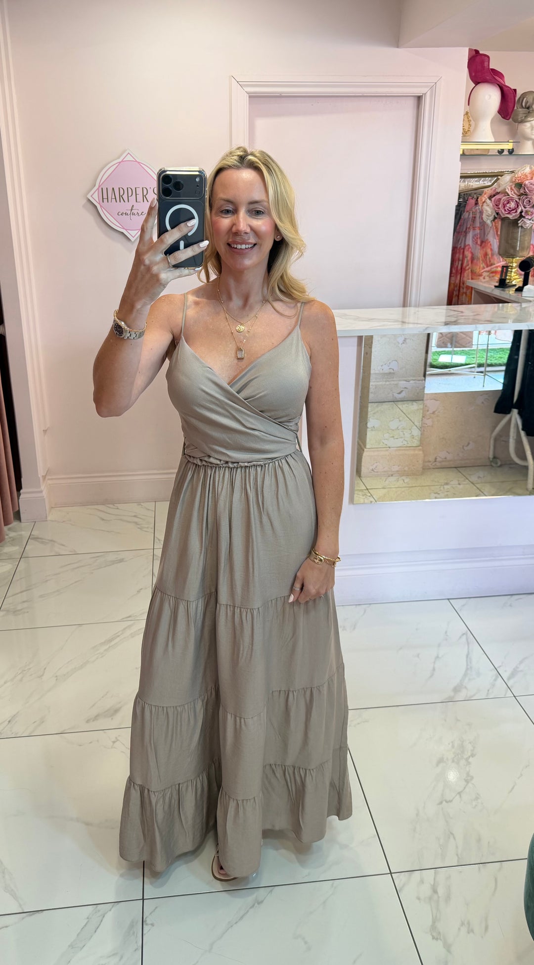 Abigail Twist Front Dress