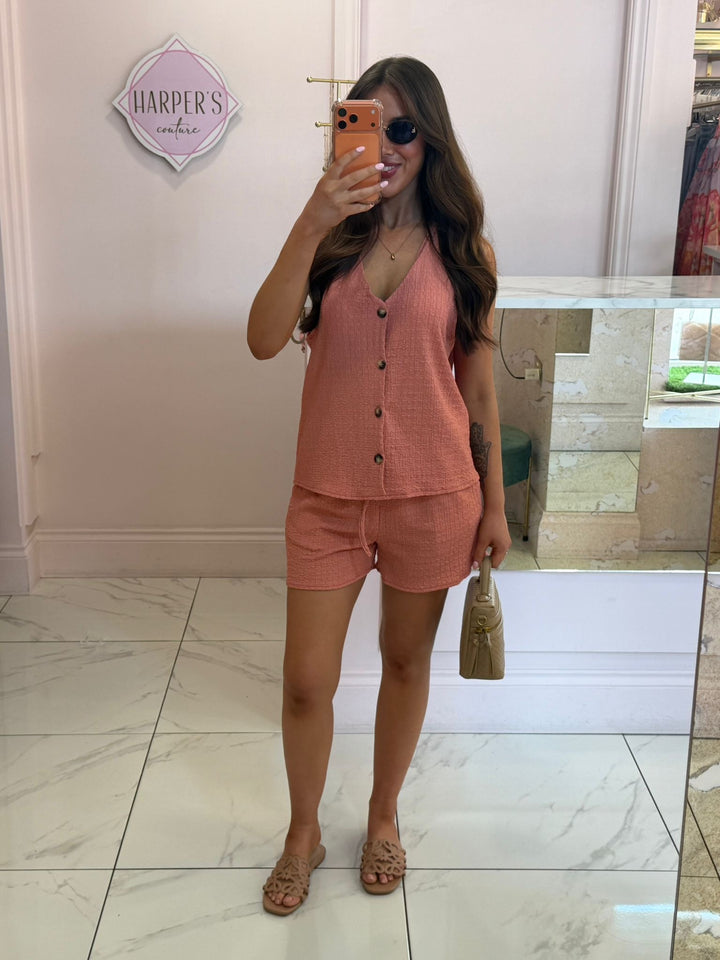 Drew Top &amp; Short Co Ord Set