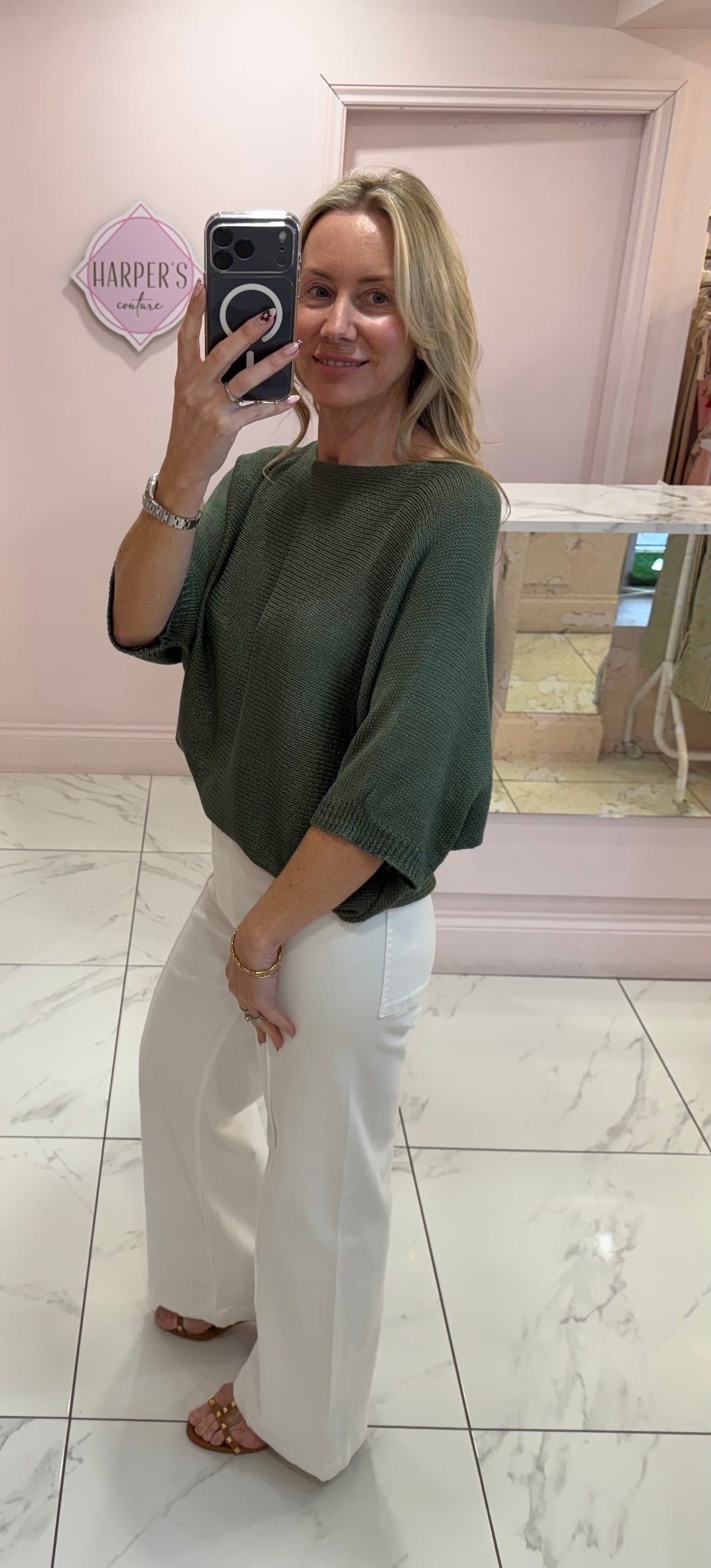 Daisya Fine Knit Reversible Top
