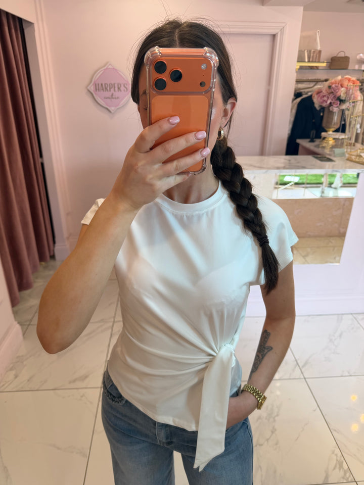 Sierra Slinky Tie Side Top