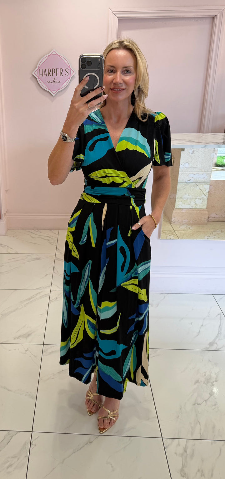 Estelle Bold Abstract Print Dress