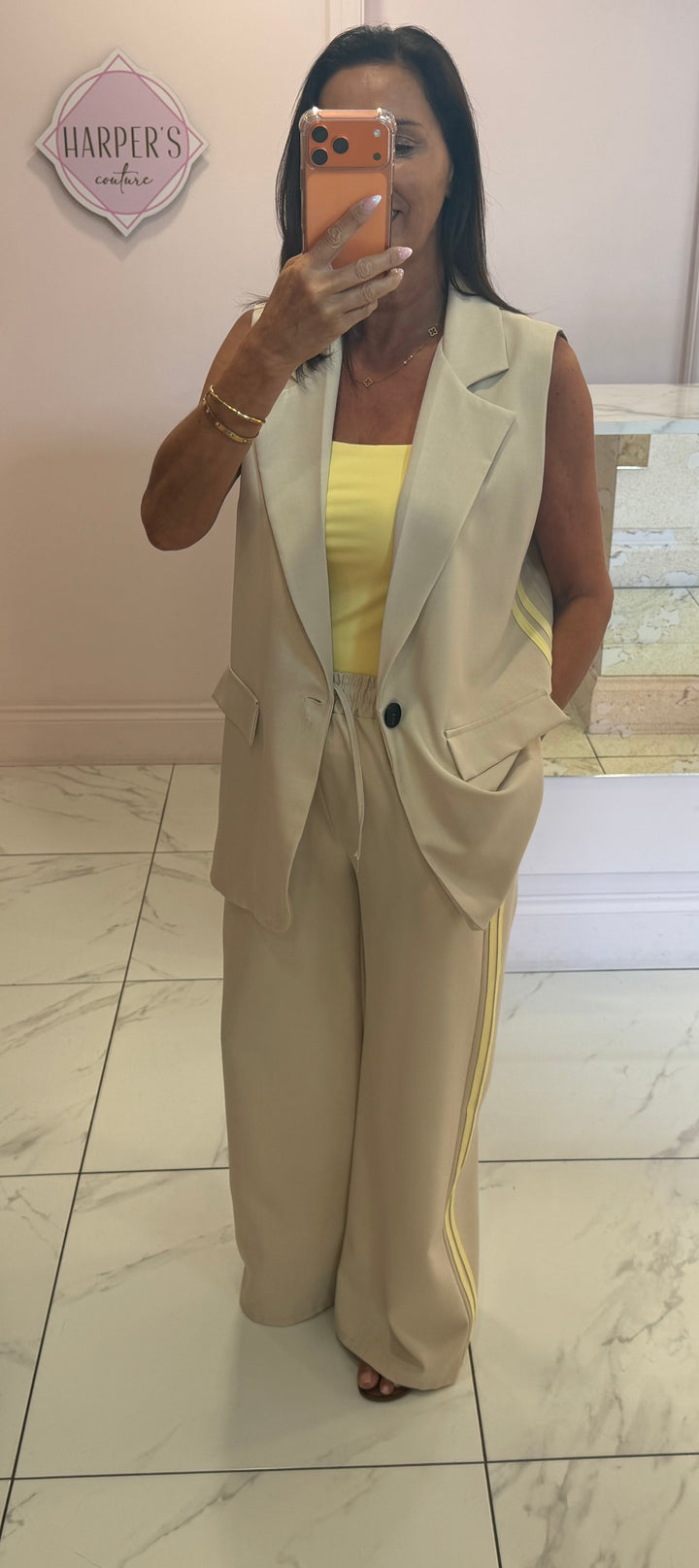 Sofia Waistcoat &amp; Trouser Co Ord Set
