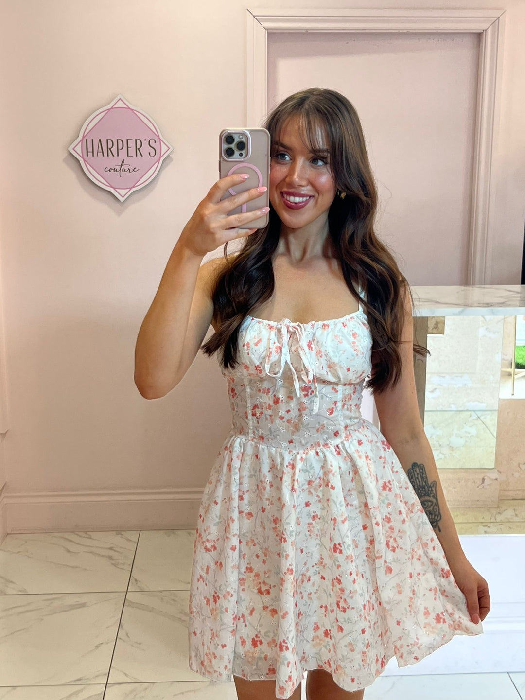 Ariarna Floral Rara Skater Dress