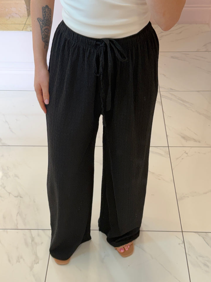 Bec Lightweight Textured Trousers