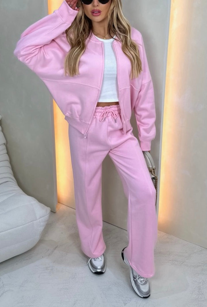 Milan Bomber Jacket &amp; Trouser Lounge Set